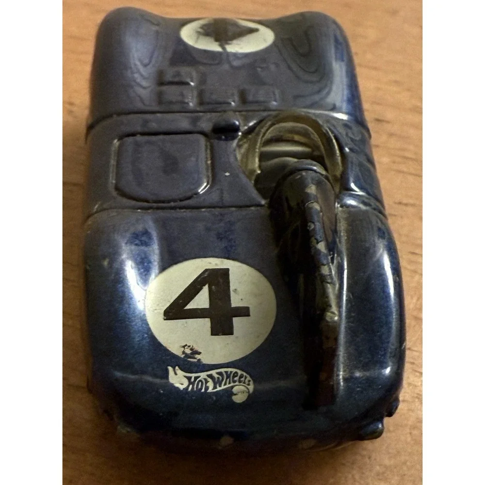 Hot‎ Wheels Blue Jaguar D-Type #4 loose Diecast